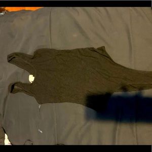 Black tank top body suit